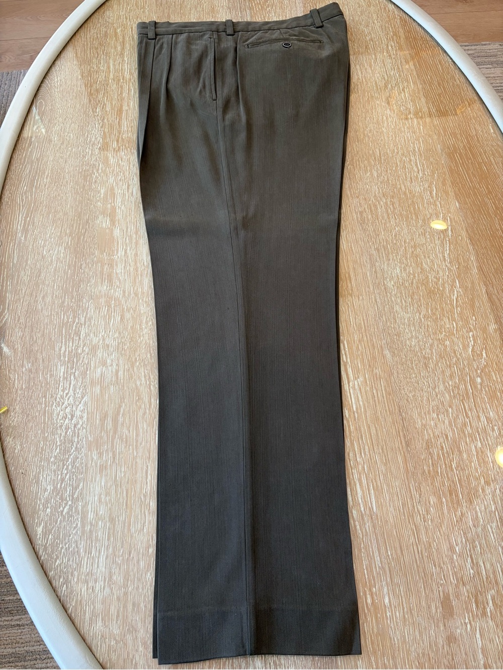 Tommy Bahama Olive Silk Dress Pants